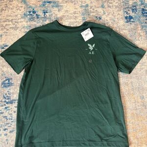 American Eagle Dark Green Short Sleeve Tee